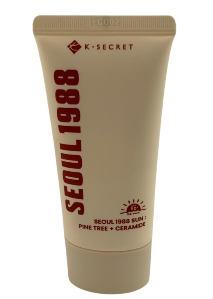 K-SECRET SEOUL 1988 Sun: Pine Tree + Ceramide, SPF 50+ PA ++++ Sunscreen 1.7oz