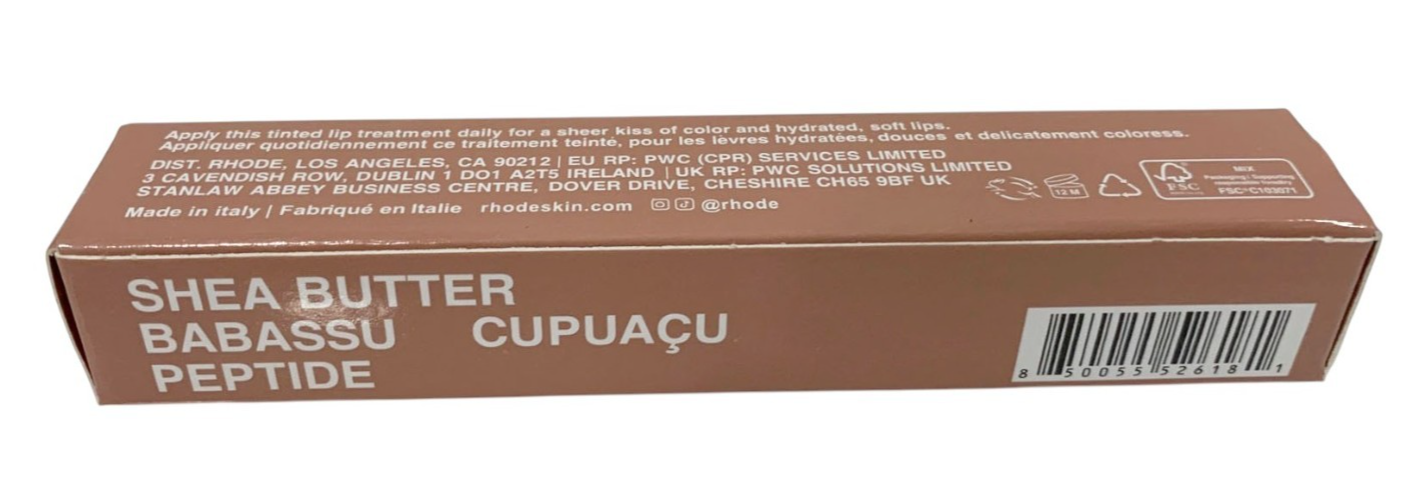 Rhode Peptide Lip Tint  10ml/0.3 fl oz Shea Butter Sheer SET of 3 New in Box
