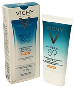 Vichy Mineral 89 72H Moisture Boosting Daily Fluid SPF50+UVB +UVA 50ml Exp 12/28