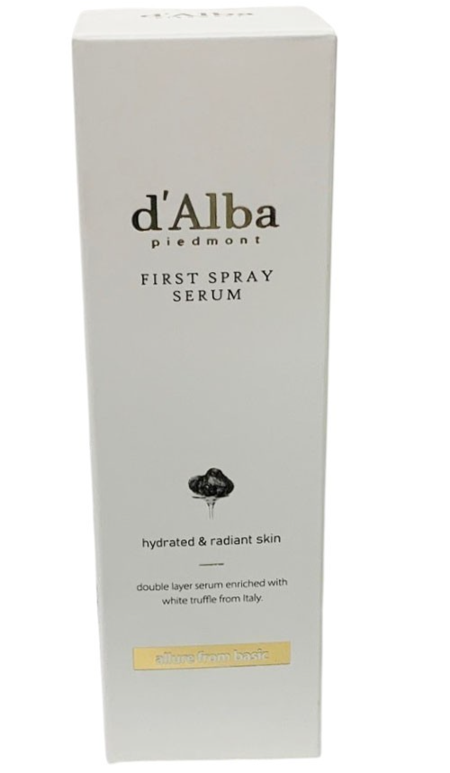 D'ALBA PIEDMONT Italian White Truffle First Spray Serum 3.38oz Sealed Exp 12/28