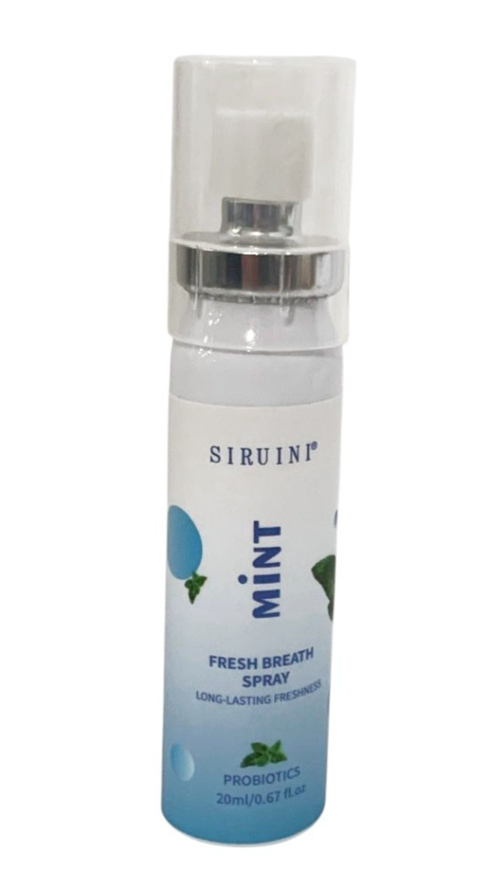 SIRUINI PROBIOTICS FRESH BREATH MINT MOUTH SPRAY ORAL HEALTH FORMULA 20ml/0.7oz