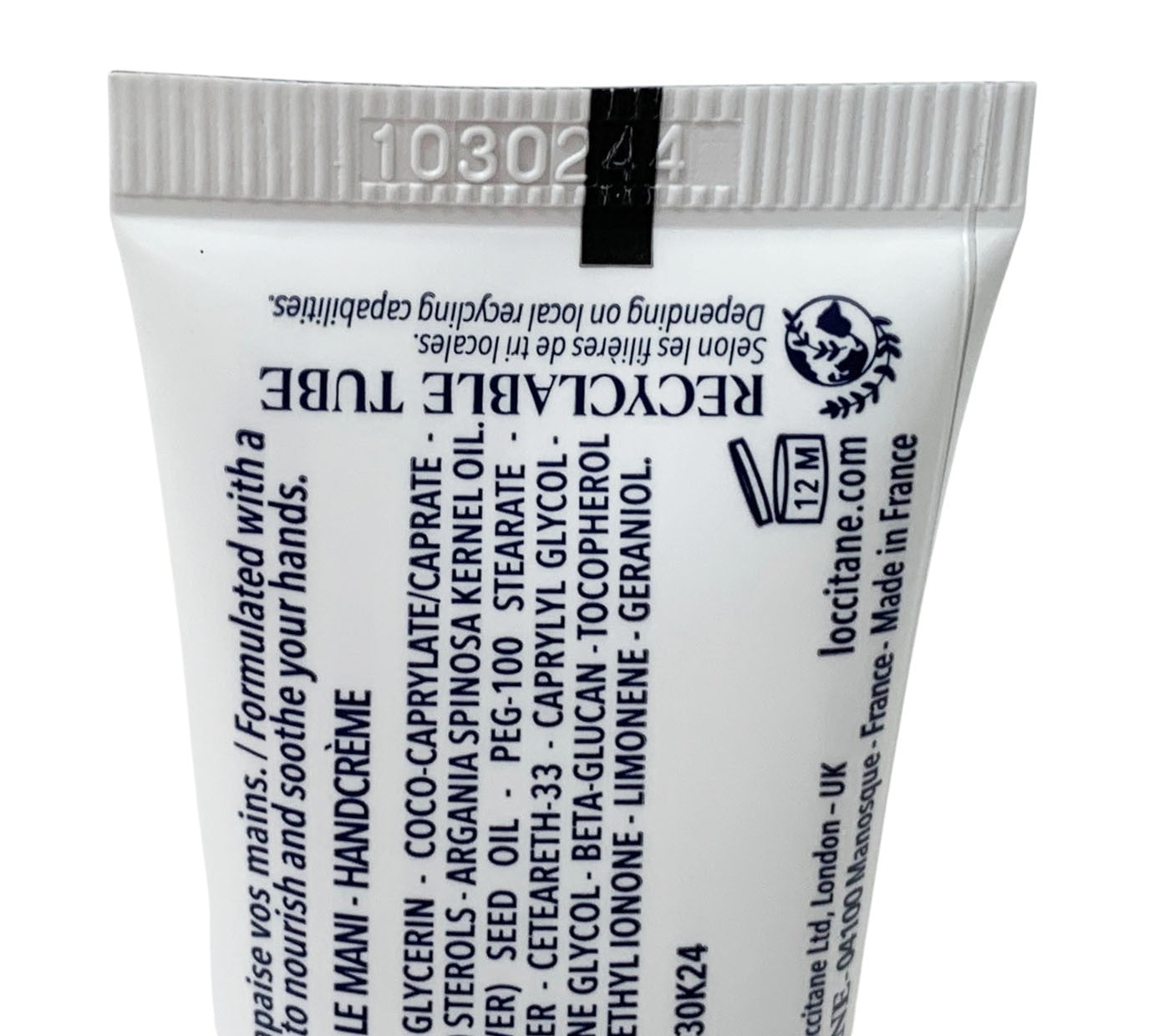 L'Occitane En Provence Shea Butter Hand Cream for Dry Skin-30ml / 1 oz, Set of 2