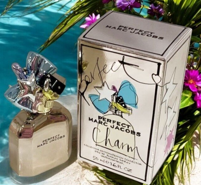 Marc Jacobs Perfect Charm Collector Edition EDP Spray 1.6Oz AUTHENTIC UNSEALED