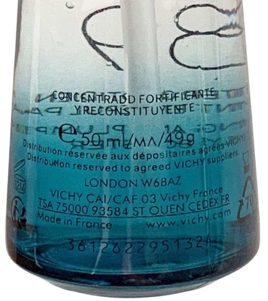 Vichy Mineral 89 Skin Fortifying Daily Booster  1.69oz Hyaluronic Acid EXP 09/28