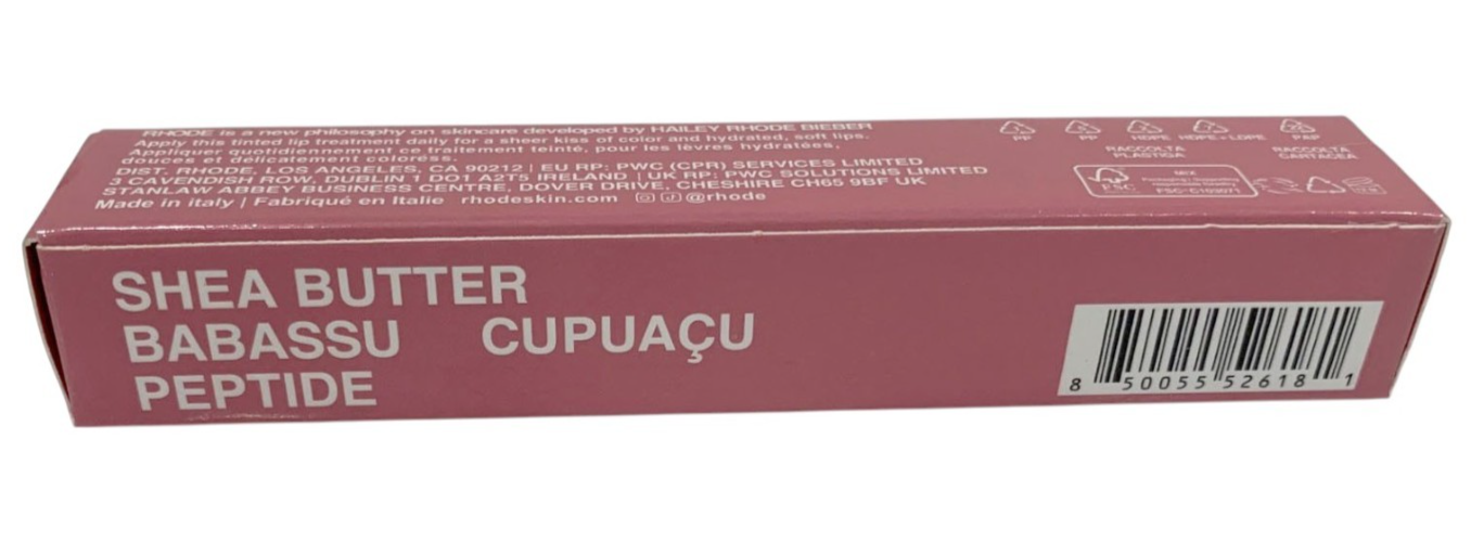 Rhode Peptide Lip Tint  10ml Shea Butter Sheer 3 pcs-Ribbon, Salty Tan, Espresso