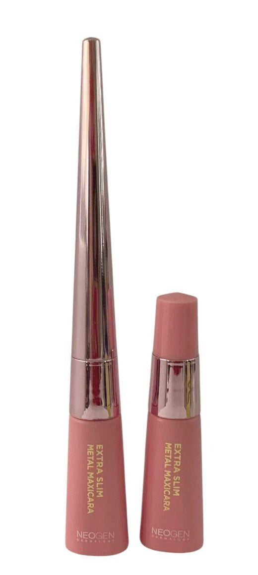 Neogen  Extra Slim Metal Maxicara 0.2oz+Refill 0.2oz Set Black EXP 12/2026