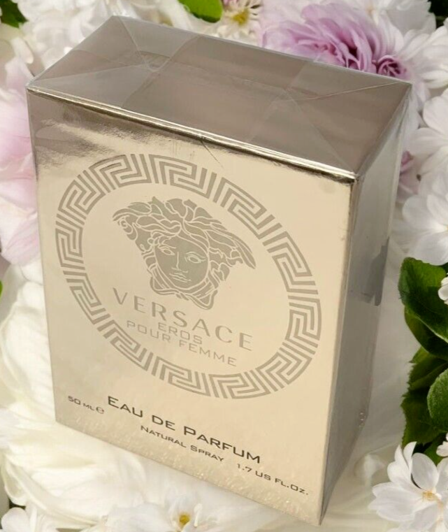 VERSACE EROS POUR FEMME 1.7 oz / 50 ml EAU DE PARFUM SPRAY NEW IN BOX