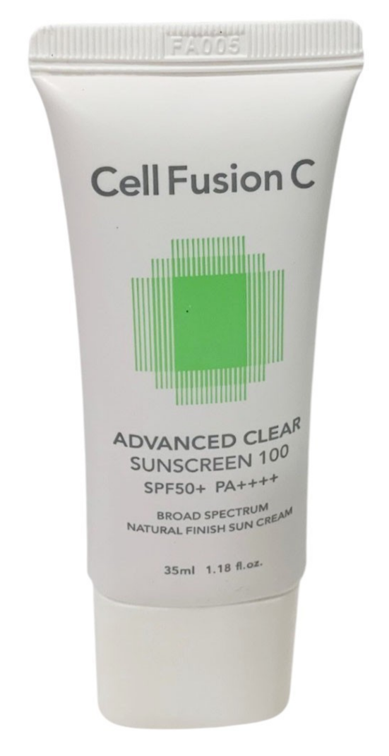 Cell Fusion C Advanced Clear Sunscreen 100 SPF 50+/PA++++ 35ml x 2ea K-Beauty