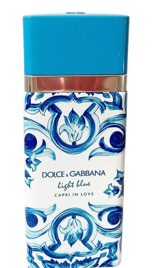 Dolce and Gabbana Men's Light Blue Capri In Love EDP Spray 3.4oz/100ml White box