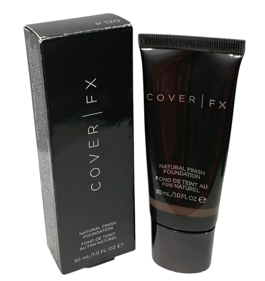 Cover FX Natural Finish Foundation - P 120 - 1oz/30ml -Sealed New in Box