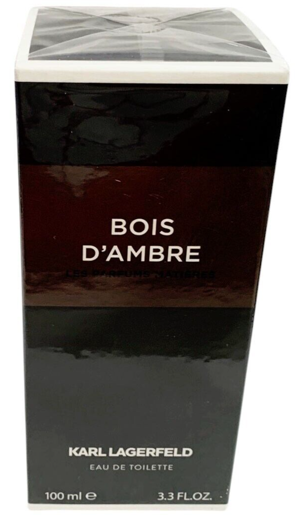 Karl Lagerfeld BOIS D'AMBRE Eau de Toilette Spray for Men 3.3oz NEW SEALED BOX