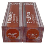JOAH ENDLESS LONGWEAR LIP COLOR JSLL07 FLIRTING PACK OF 2