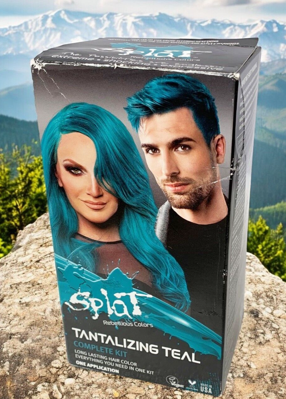 Splat Rebellious Colors Tantalizing Teal Complete Color Kit Long Lasting Sealed