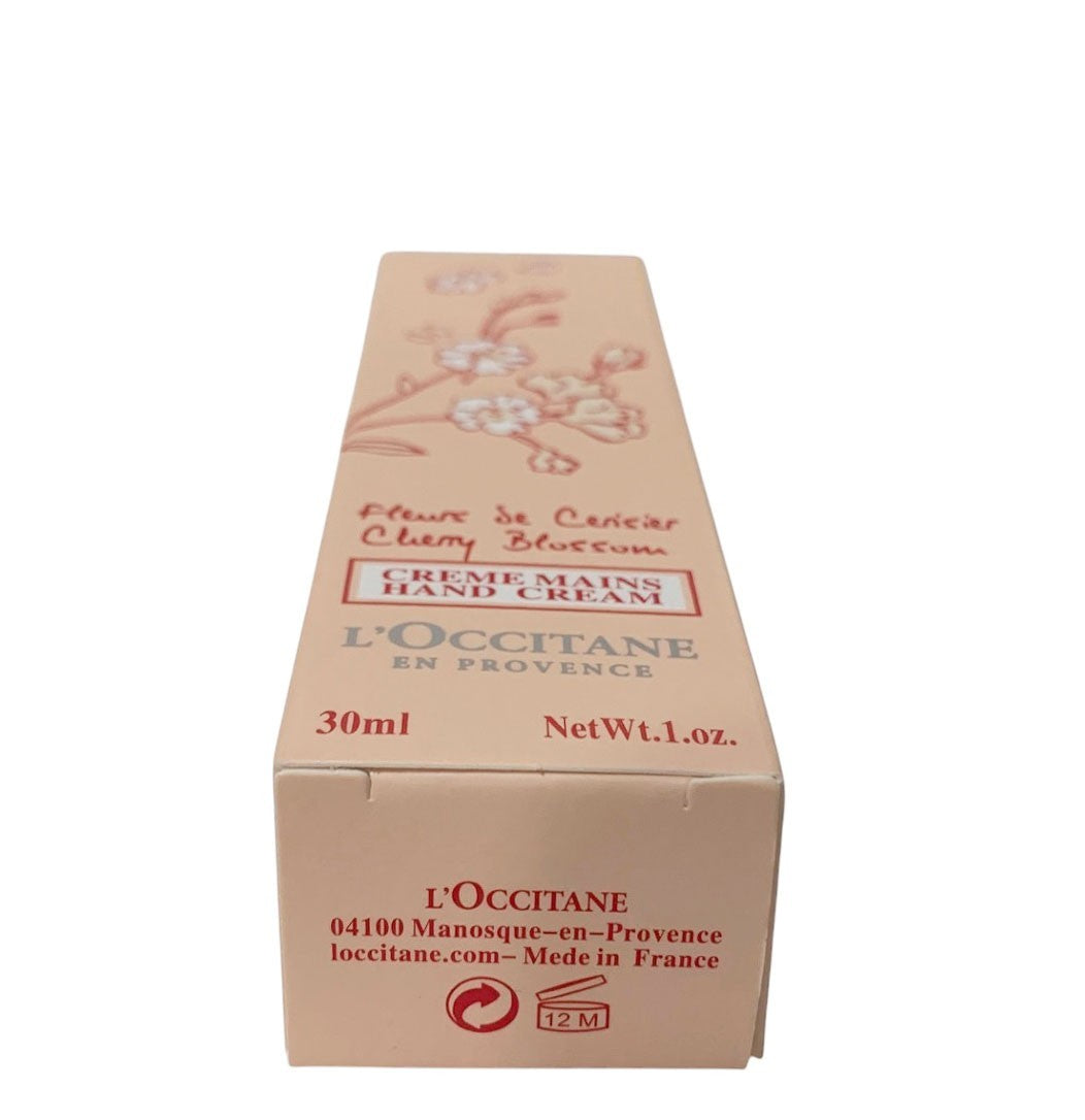 L’Occitane En Provence Cherry Blossom and Rose Hand Cream 1oz/30ml Set of 2
