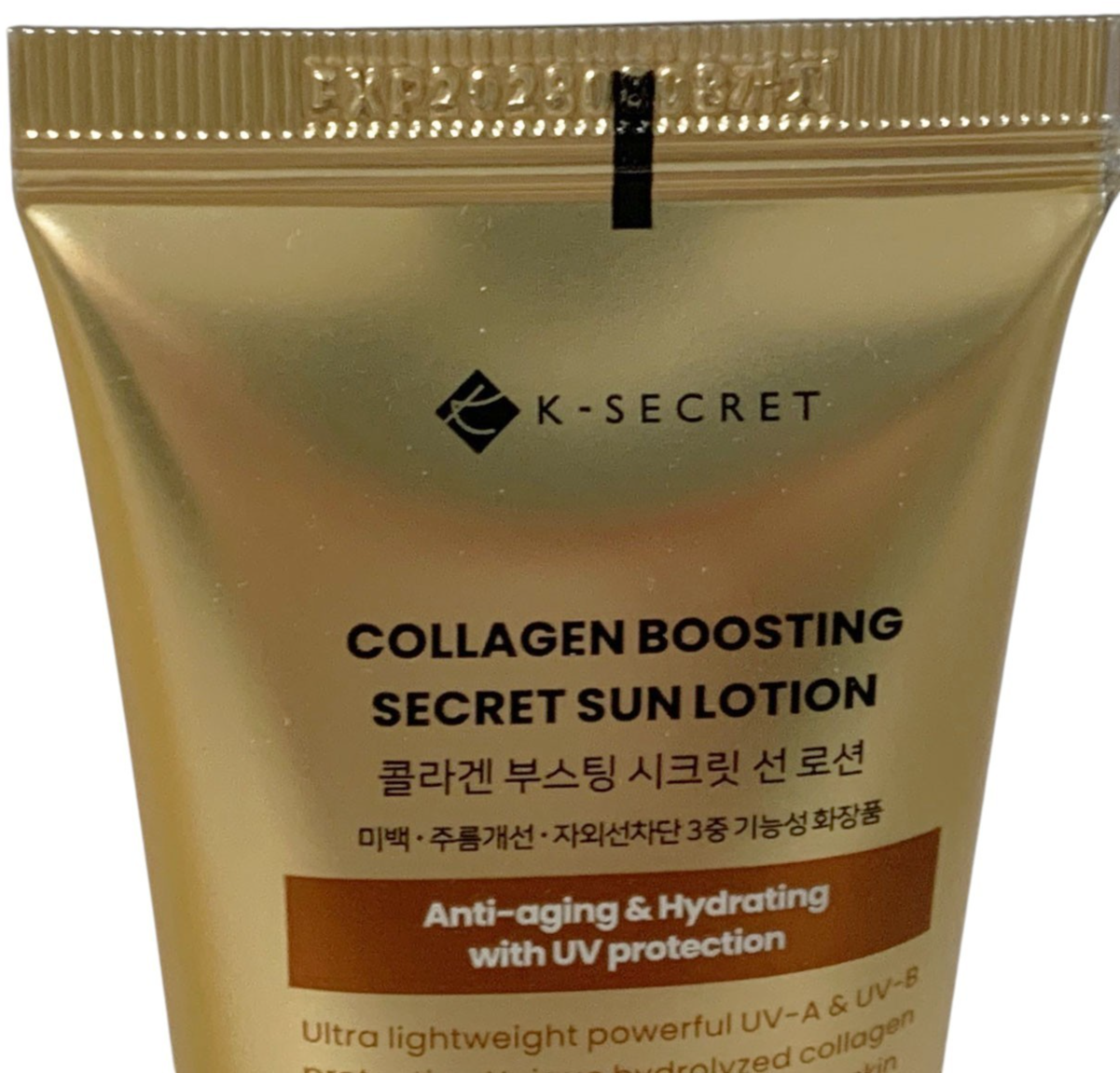 K-SECRET Collagen Boosting Secret Sun Lotion Sunscreen 60ml SET OF 2 as Pictured