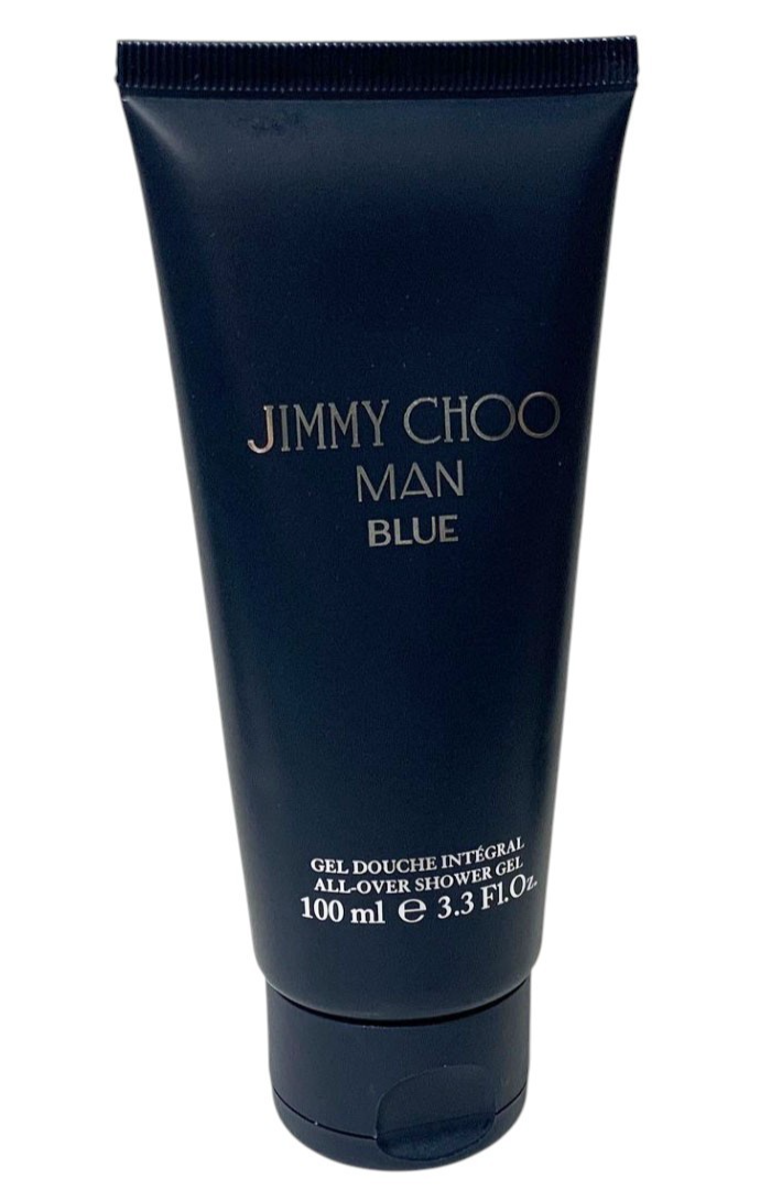 JIMMY CHOO BLUE MEN 2PC GIFT SET-1.7oz  EDT+3.4OZ SHOWER GEL NEW MADE IN FRANCE