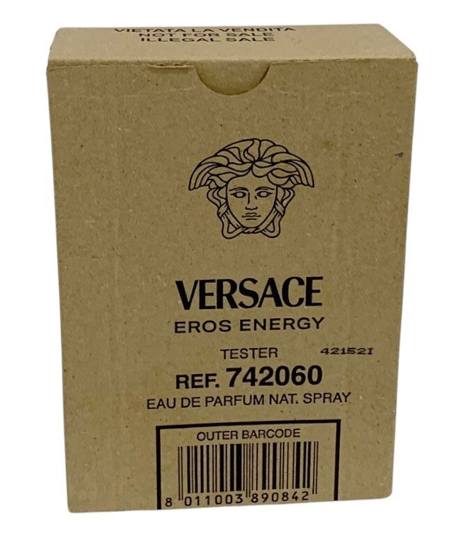 VERSACE EROS ENERGY EAU DE PARFUM SPRAY FOR MEN 3.4oz NEW IN TESTER BOX