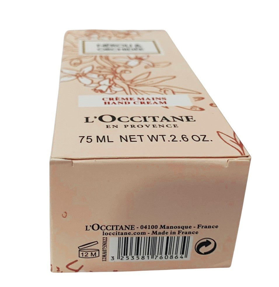 L'Occitane Neroli & Orchidee Hand Cream 75ml/2.6oz. SET OF 2 New In Box
