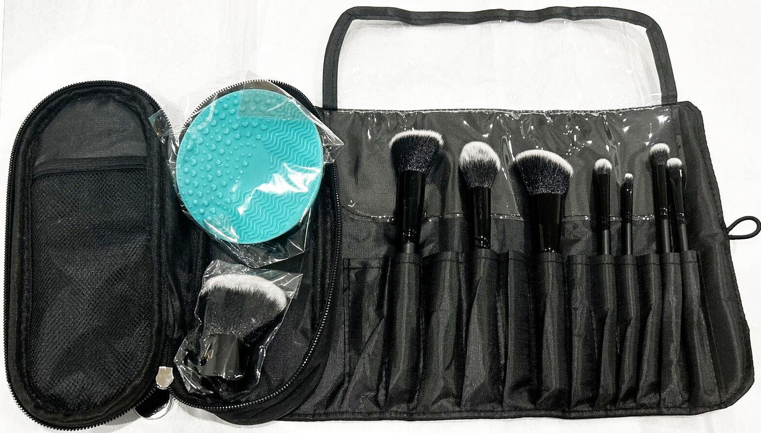 Elle Deluxe 10 Piece Makeup Brush Collection W/ Bonus Brush Cleaner NEW IN BOX
