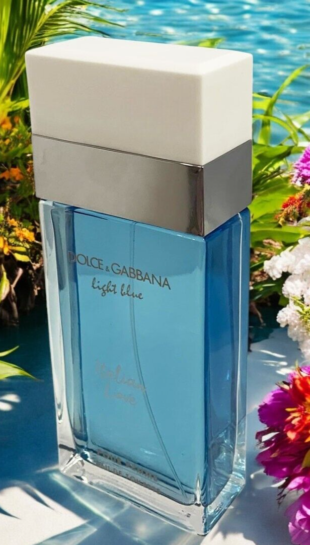 DOLCE & GABBANA LIGHT BLUE ITALIAN LOVE EDT SPRAY FOR WOMEN 3.3oz IN WHITE BOX