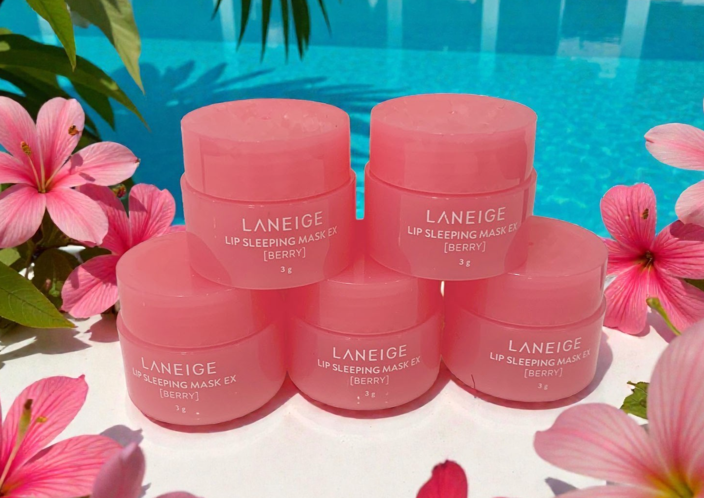 LANEIGE Lip Sleeping Mask EX Berry 3g Lip Care Moisture Treatment Set of 5