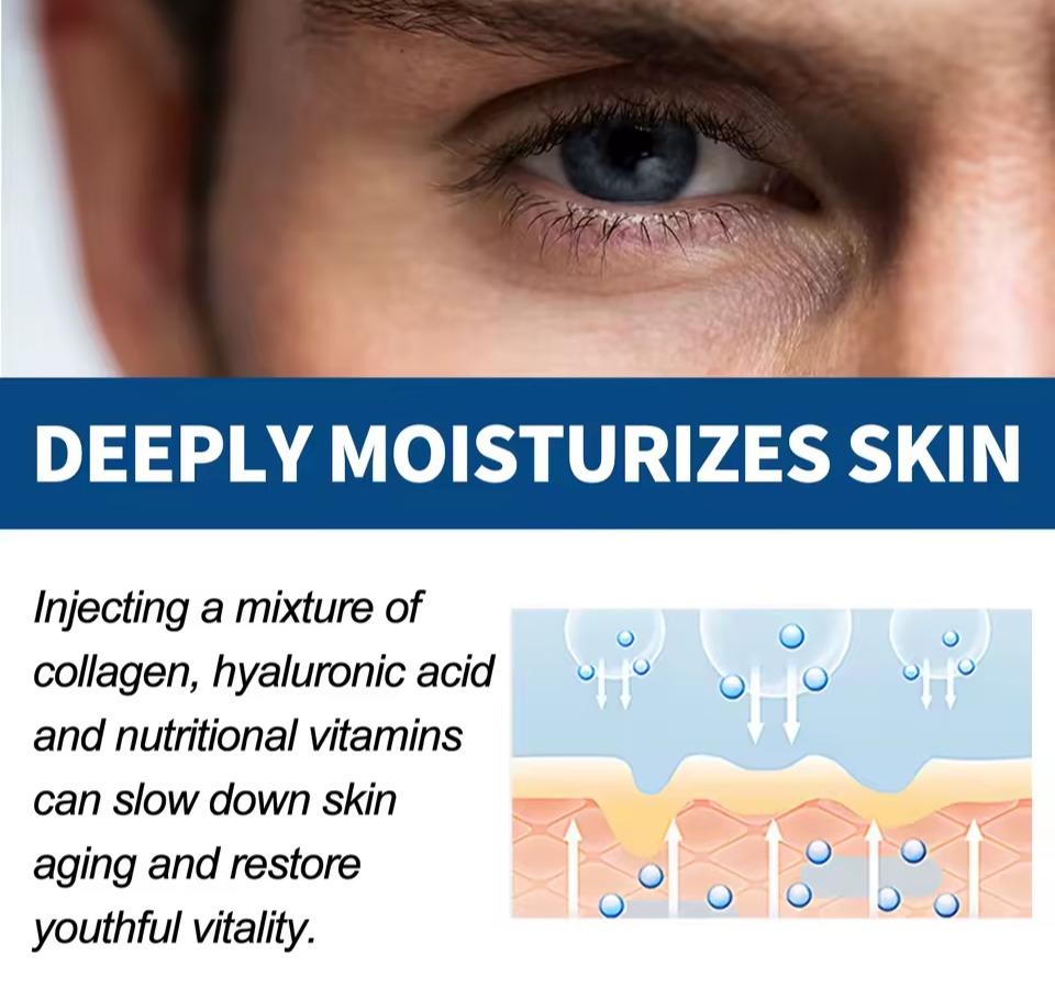Collagen Cream for Men Anti Wrinkle with Retinol, Hyaluronic Acid, Vitamin E 50g