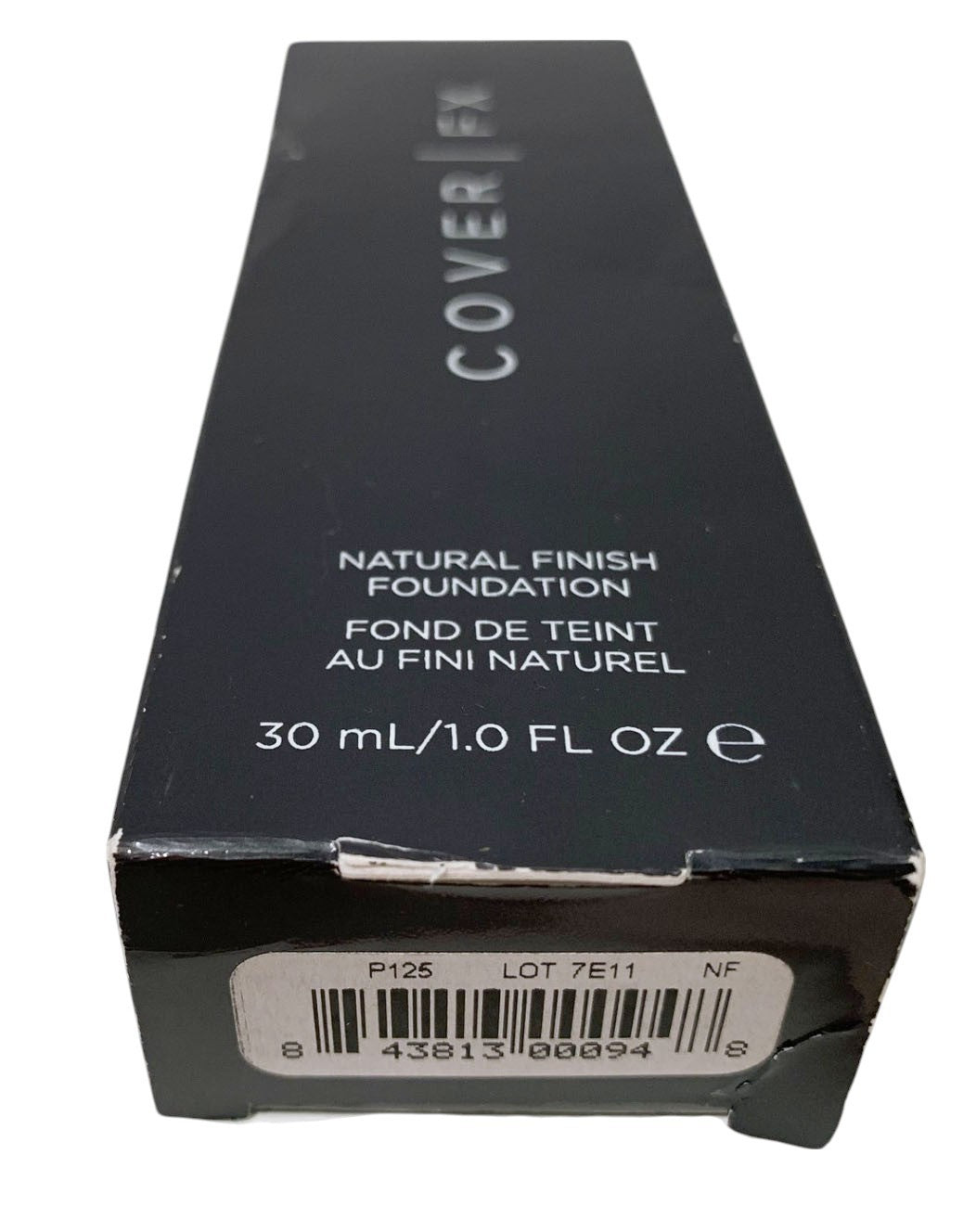 Cover FX Natural Finish Foundation - P 125 - 1oz/30ml -Sealed - New in Box