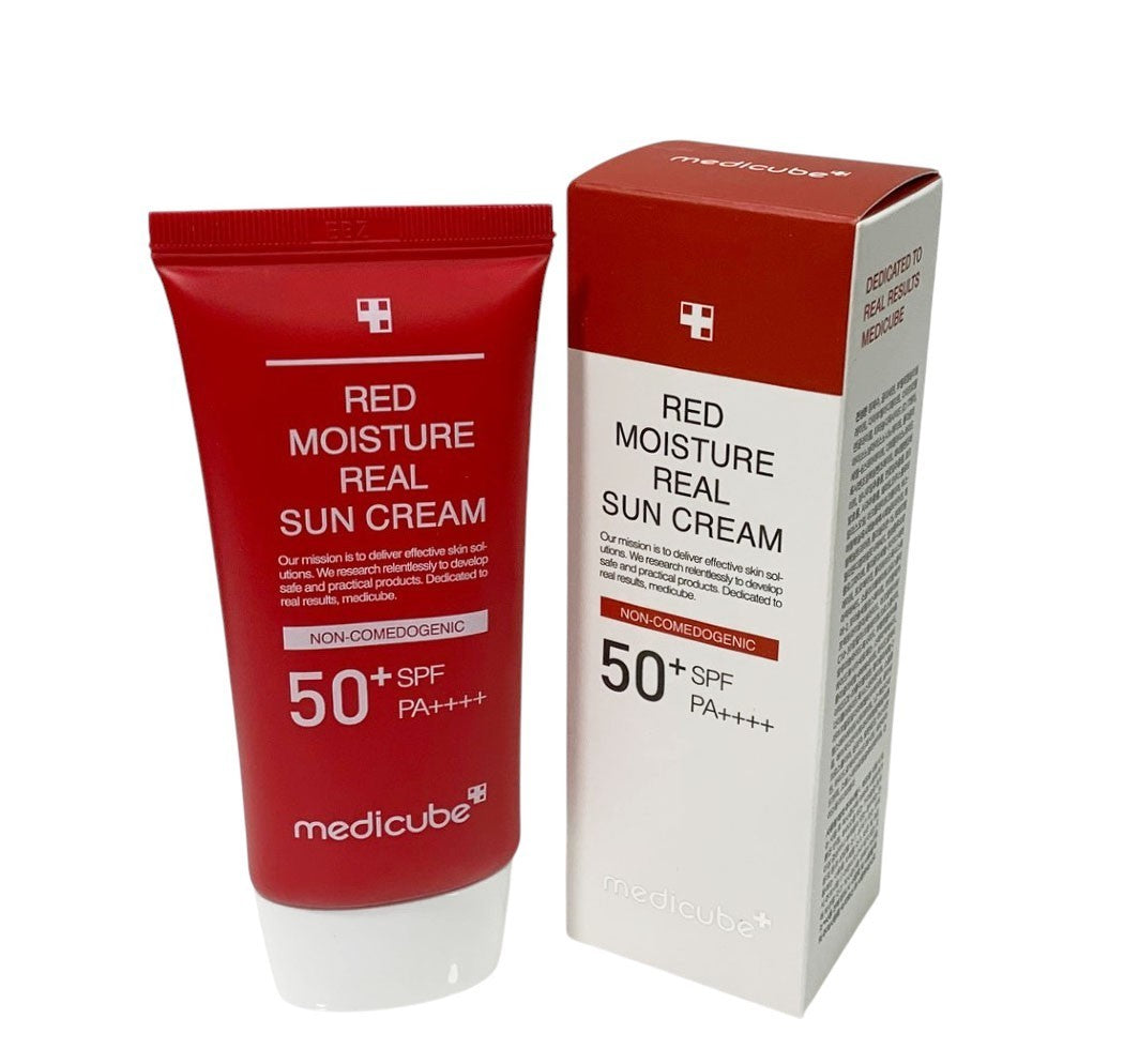 MEDICUBE Red Moisture Real Sun Cream 50ml SPF50+ PA++++ | KBeauty Exp. 02/2028