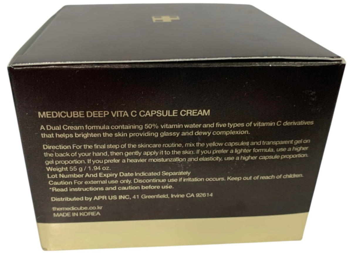 Medicube Deep Vita C Capsule Cream-Brightening & Hydrating Vitamin C Moisturizer