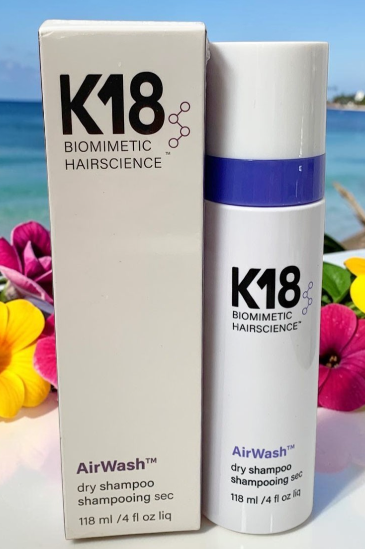 K18 AirWash™ Dry Shampoo 118 ml/4 oz Non-Aerosol New in Sealed Box Exp 02/29