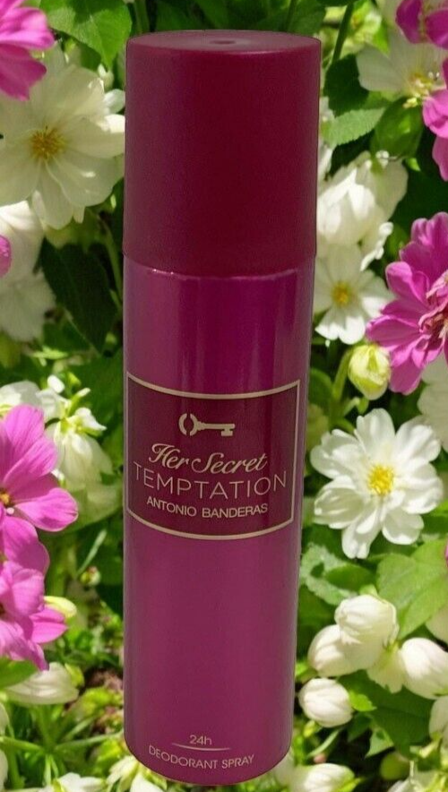 Antonio Banderas Her Secret Temptation 24h Deodorant Spray 5.1 Fl Oz 2 Pack Read