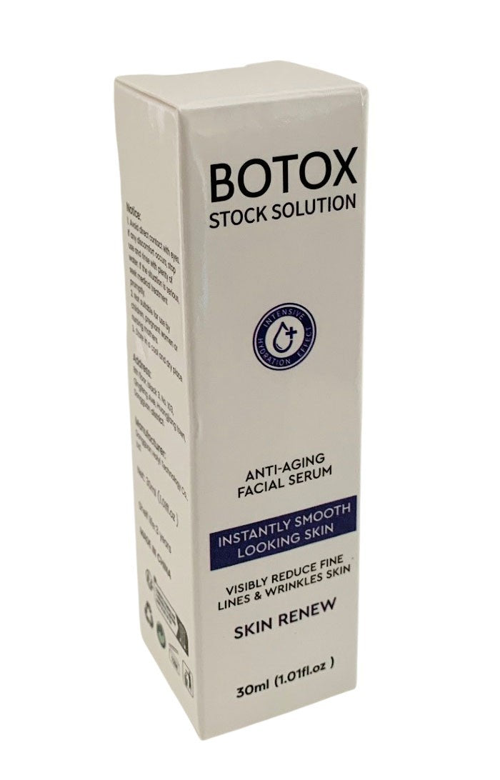 BOT0X STOCK SOLUTION ANTI-AGING FACIAL SERUM REDUCE FINE LINES & WRINKLES 30ml