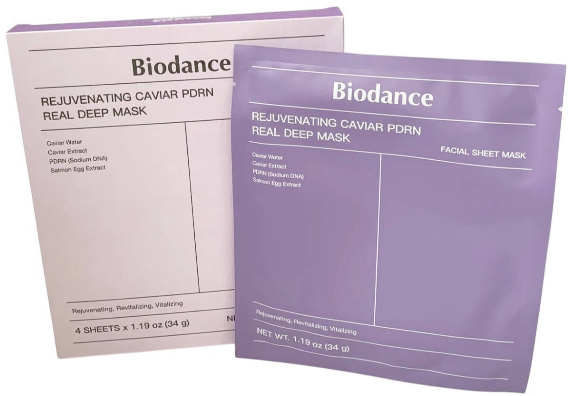 Biodance REJUVENATING CAVIAR PDRN REAL DEEP MASK 34g x 4ea-REVITALIZING EX 09/28