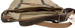 IVORY WOMENS MEDIUM COWHIDE LEATHER CROSS BODY SHOULDER MESSENGER BAG HANDBAG