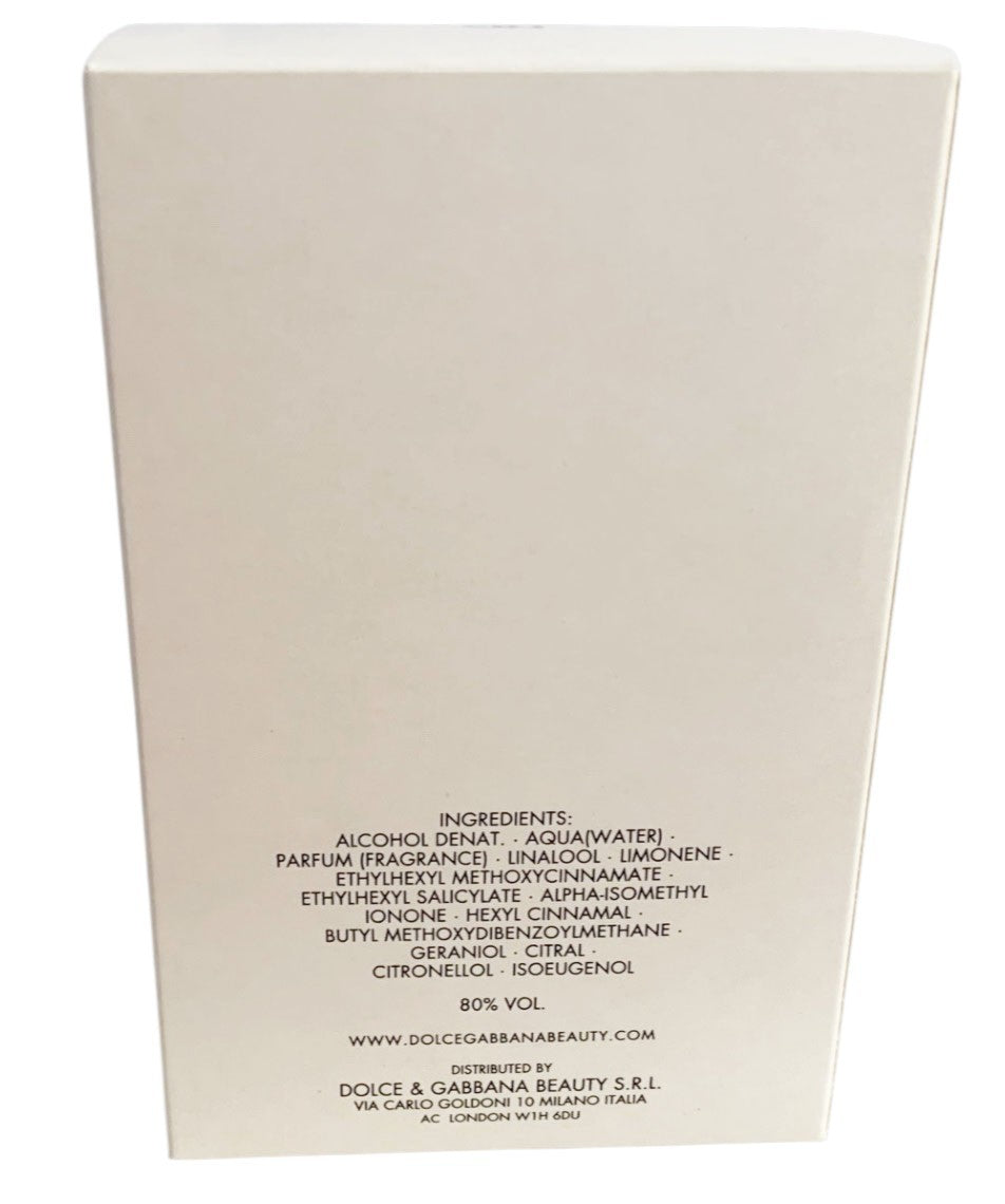 DOLCE & GABBANA LIGHT BLUE SUMMER VIBES EDT SPRAY FOR MEN 4.2oz New in White Box