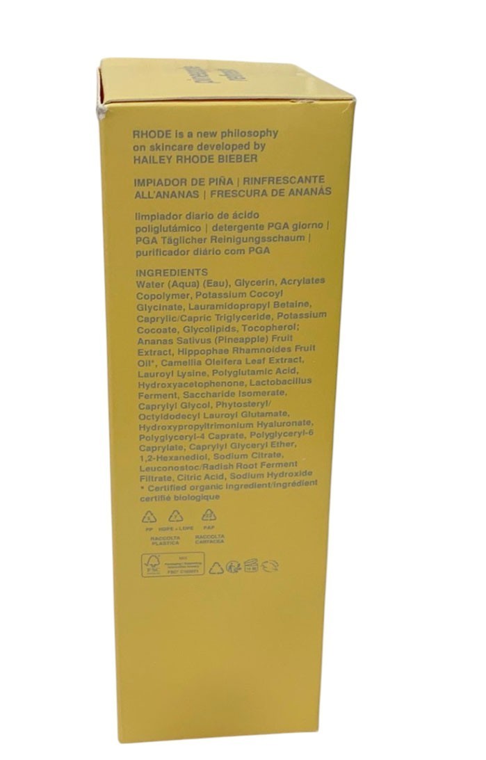 Rhode by Hailey Bieber Pineapple Refresh The Daily Cleanser 150ml/5oz New in Box