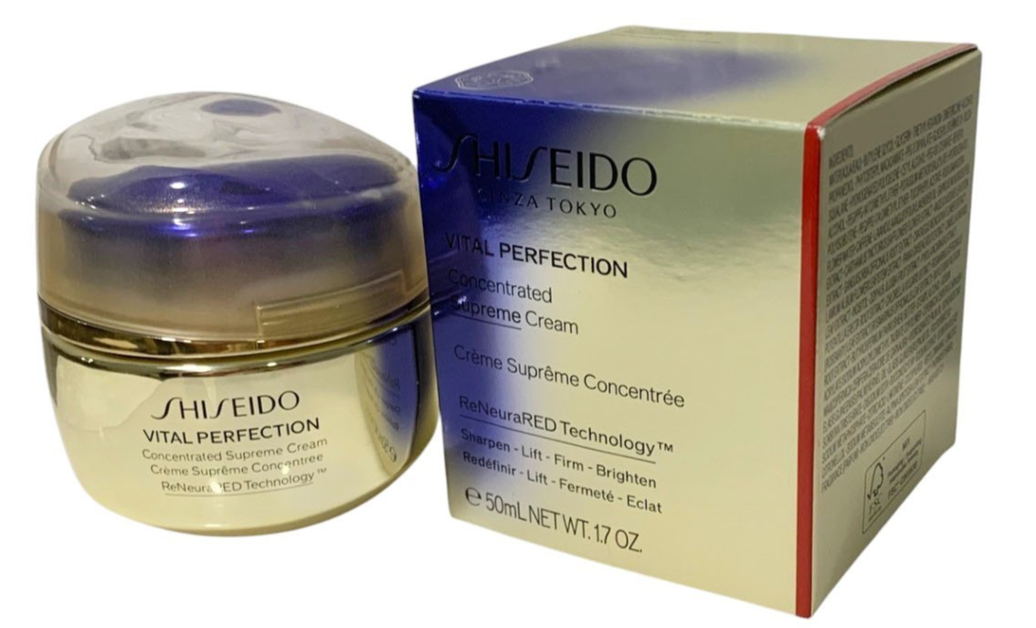 Shiseido Vital Perfection Concentrated Supreme Cream 1.7oz/50ml Fresh Exp.05/28