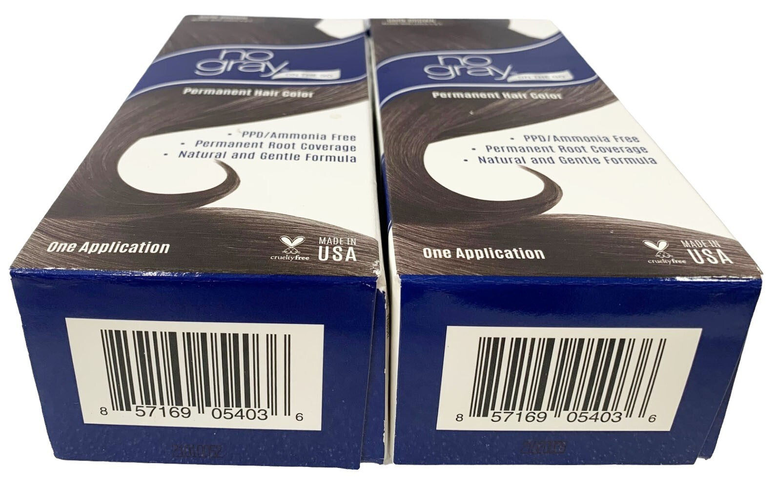 2-No Gray Permanent Root Touch up Ammonia Free DARK BROWN Hair Color NEW IN BOX