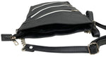 BLACK LARGE SOFT LEATHER MESSENGER SHOULDER BAG CROSS BODY SATCHEL MEN &WOMEN