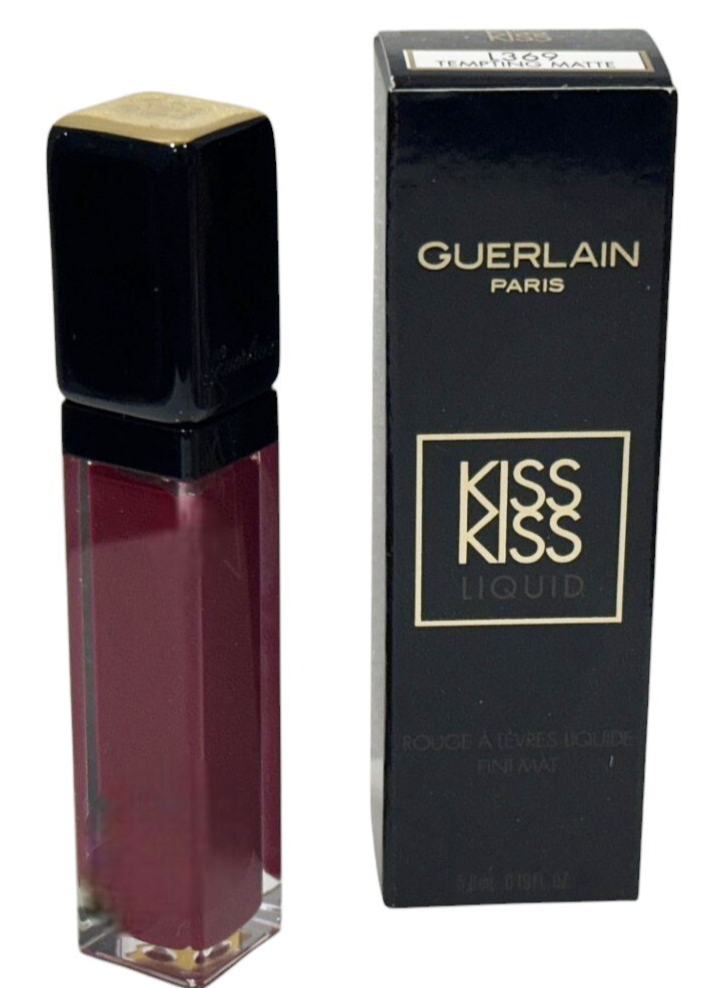 Guerlain Kiss Kiss Liquid Lipstick Matte Finish L369 Tempting Matte 0.19oz/5.8ml