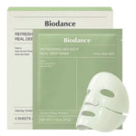 BIODANCE REFRESHING SEA KELP REAL DEEP MASK for Sensitive Skin - 4 Pack
