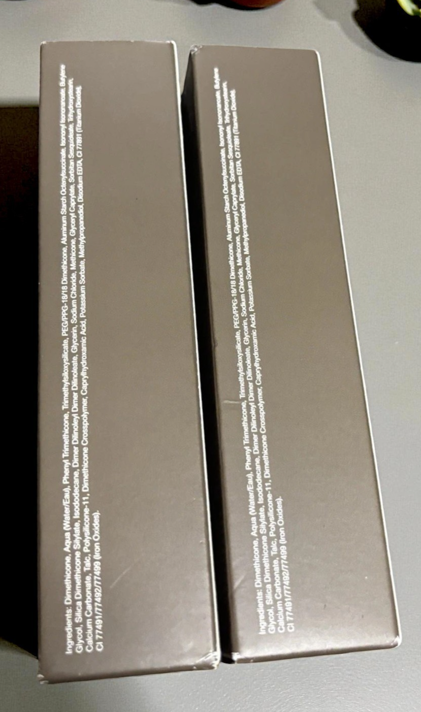 Lot of 2 - Becca Ultimate Coverage Foundation Chestnut 1.0 Fl Oz