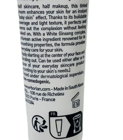 Erborian BB Cream Au Ginseng "Baby Skin Effect" SPF 20 15ml /0.55oz - CLAIR New