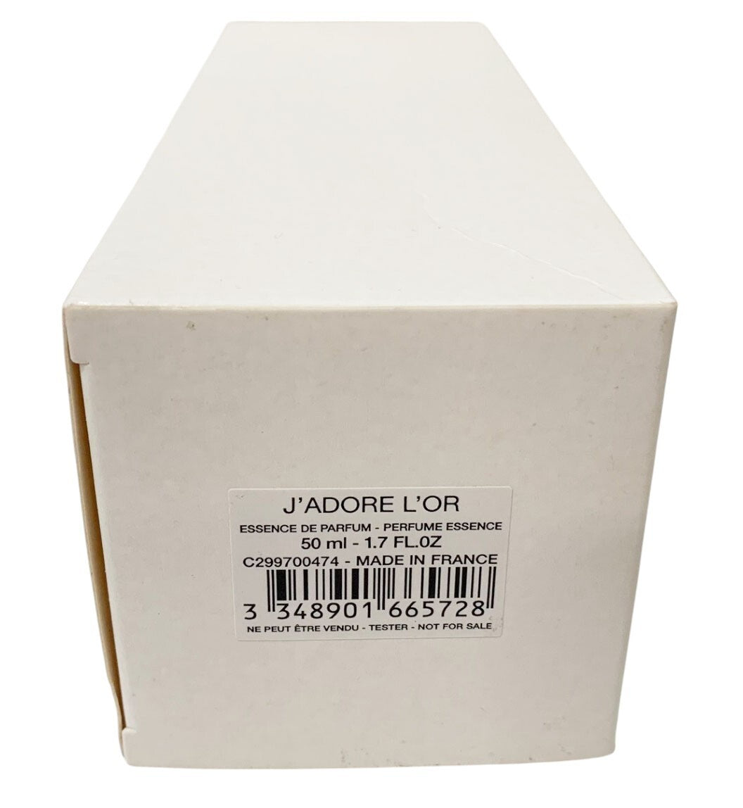 CHRISTIAN DIOR JADORE L'OR ESSENCE DE PARFUM ~ 1.7oz/50ml NEW FRESH IN WHITE BOX