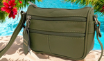 OLIVE Soft Cowhide Leather Small Handbag Crossbody Shoulder Bag  Purse for Women