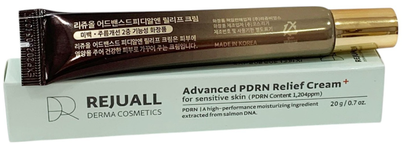 REJUALL Advanced PDRN Relief Cream 20ml Derma Cosmetics K-BEAUTY EXP 05/2028