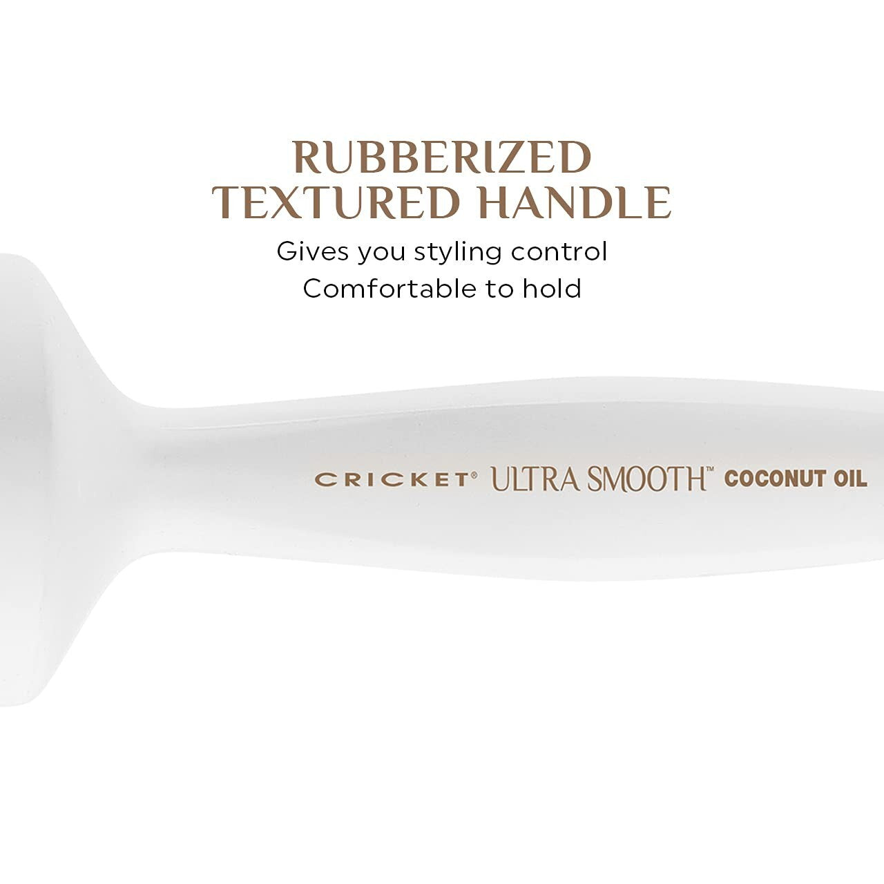 Cricket ULTRA SMOOTH Coconut 1.75” Thermal Ceramic Barrel Hair Brush Anti-Static