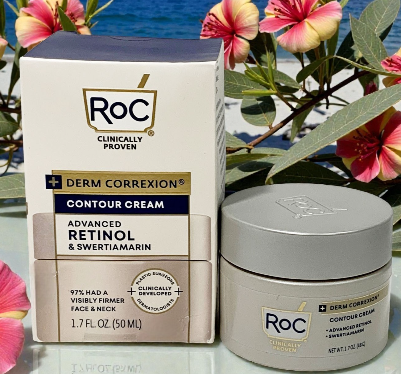 ROC Derm Correxion Contour Cream Advanced Retinol Swertiamarin 1.7oz
