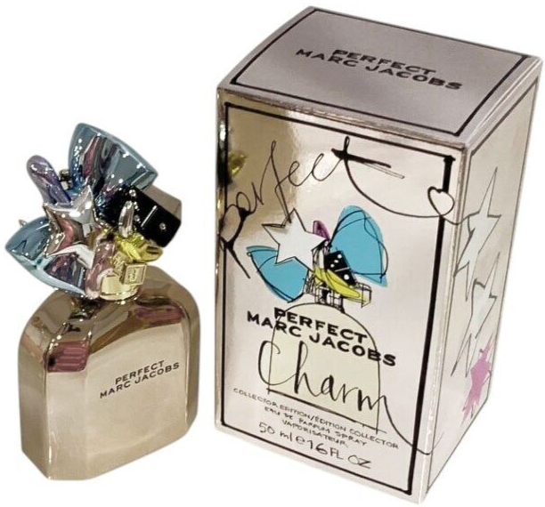 Marc Jacobs Perfect Charm Collector Edition EDP Spray 1.6Oz AUTHENTIC UNSEALED