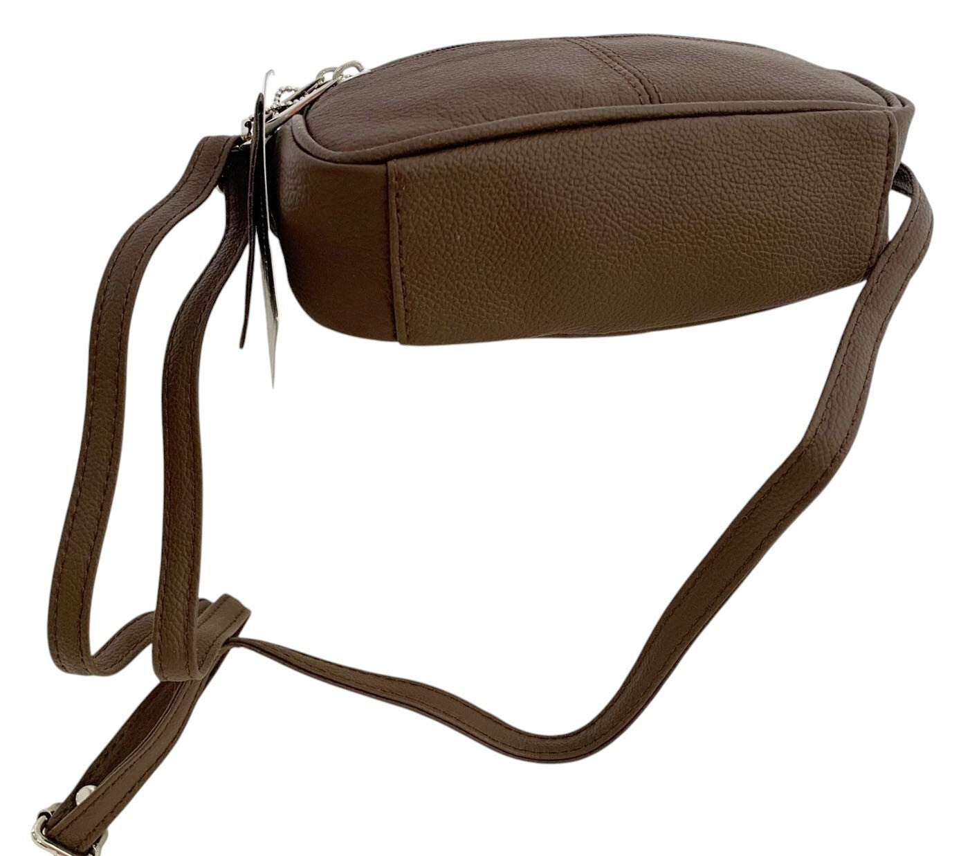 Brown Soft Cowhide Leather Small Handbag Crossbody Shoulder Bag  Purse for Women